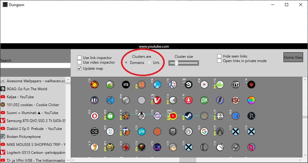 RBGeon standalone bookmark manager clusters